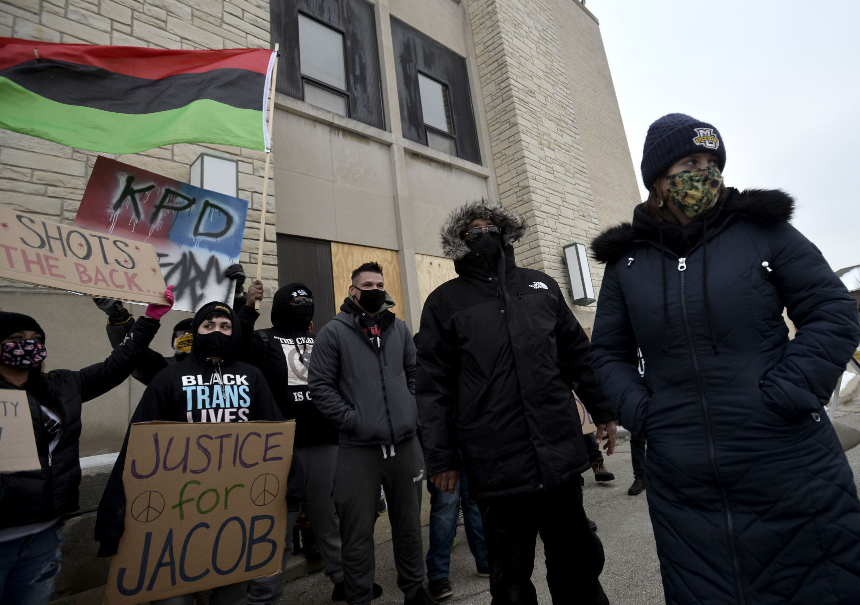 PROTEST TO REMOVE OFFFICER SHESKY